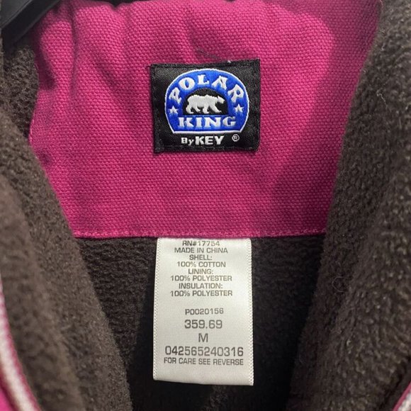 Polar King Key Pink Insulated Hooded Jacket Children’s Size Medium - Picture 4 of 9